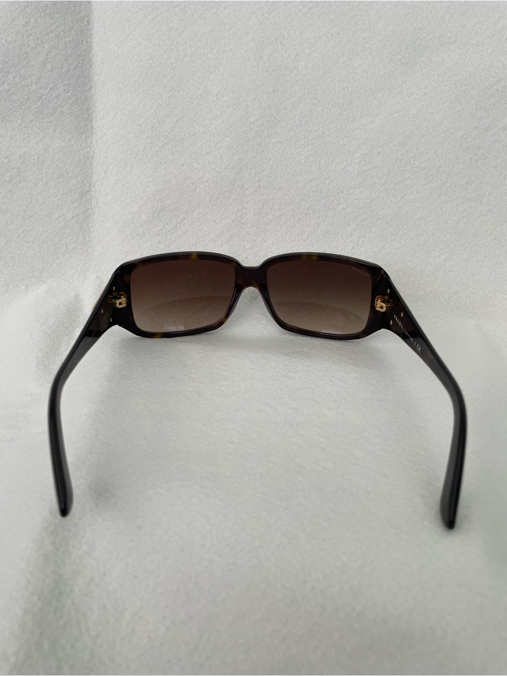 Prada Brown Tortoise Shell Logo Oversized Sunglasses - Picture 3 of 14
